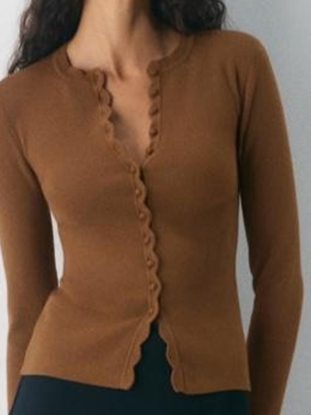 Aritzia Shelly Cardigan - CHOCOLATIER BROWN